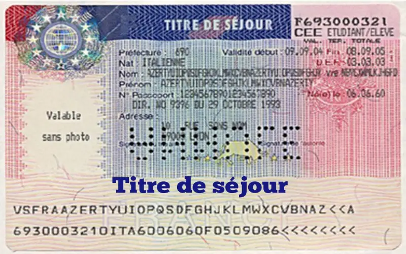 Titre de séjour